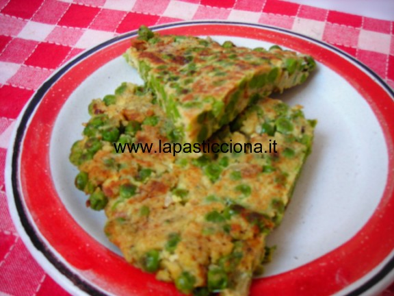 Frittata con i piselli