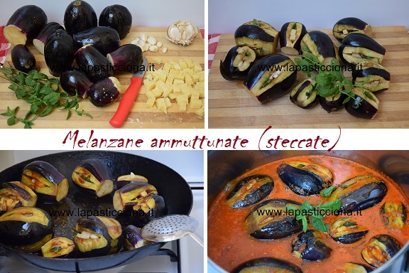 Melanzane ammuttunate (steccate)