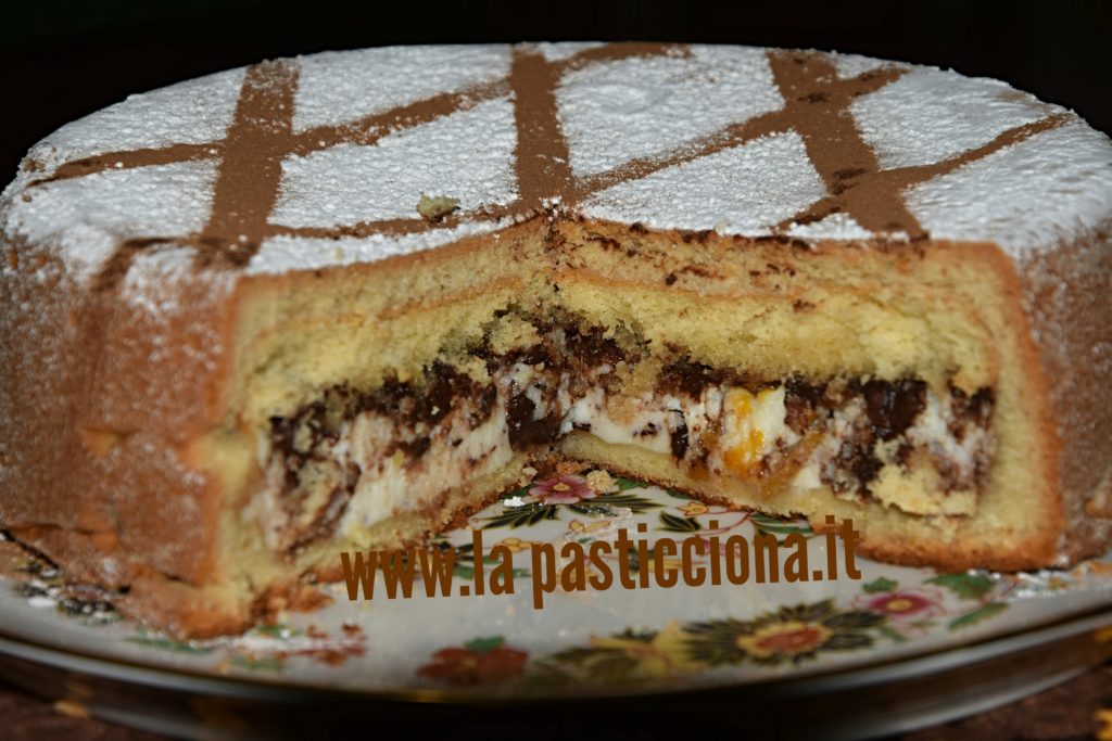 Cassata di ricotta al forno