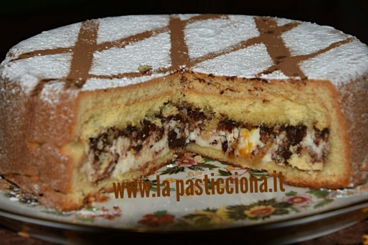 Cassata di ricotta al forno