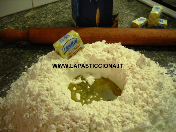 Ingredienti per l'impasto de Crackers