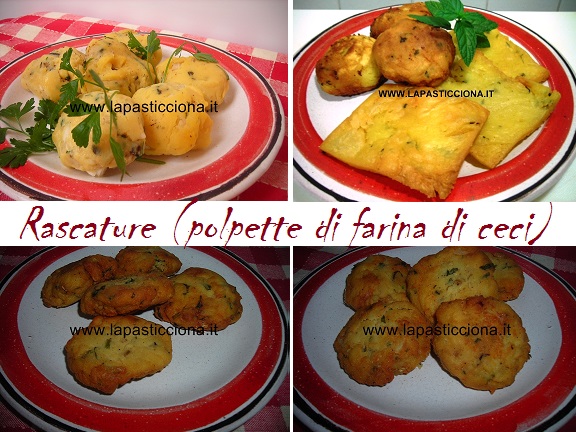 Rascature (polpette di farina di ceci)