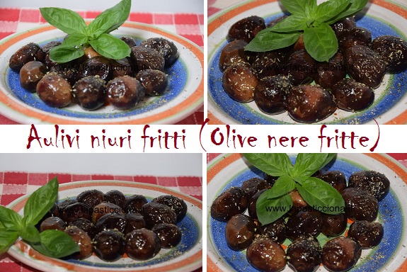 Aulivi niuri fritti (Olive nere fritte)