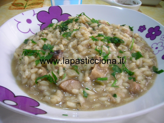 Risotto ai funghi porcini freschi