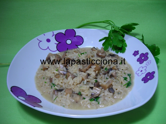 Risotto ai funghi porcini freschi