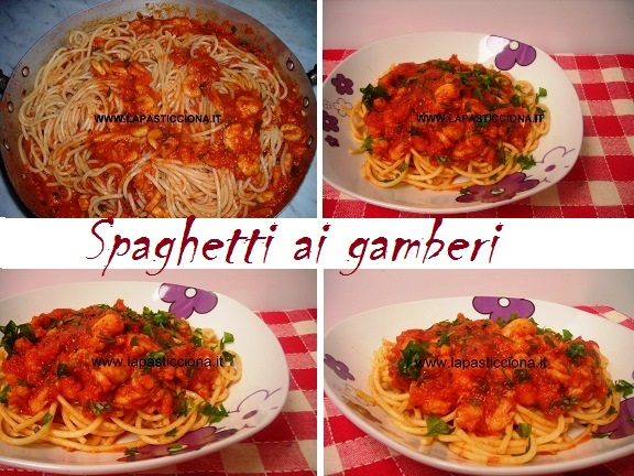 Spaghetti ai gamberi