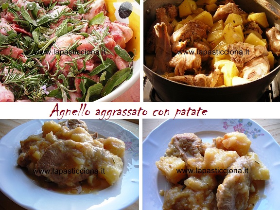 Agnello aggrassato con patate