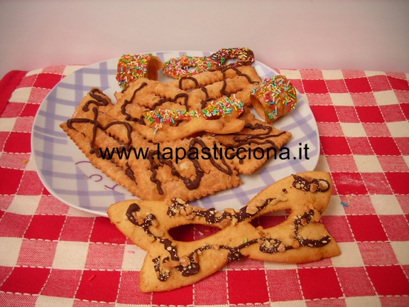 Chiacchiere al cioccolato