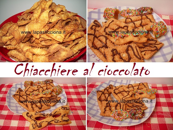 Chiacchiere al cioccolato