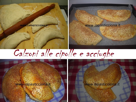 Calzoni alle cipolle e acciughe