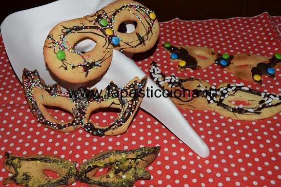 Dolci maschere di Carnevale