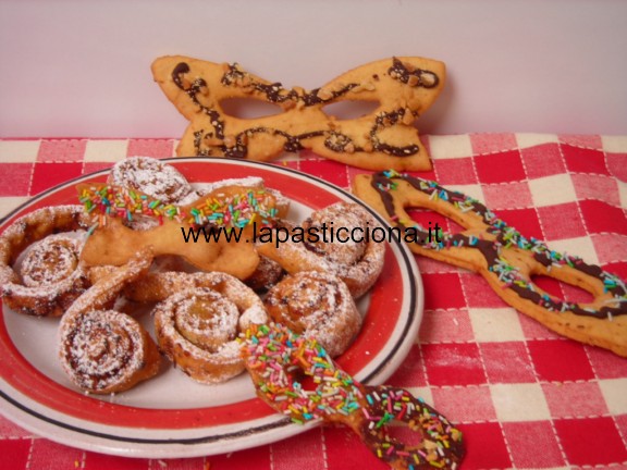 Dolci stelle filanti di carnevale