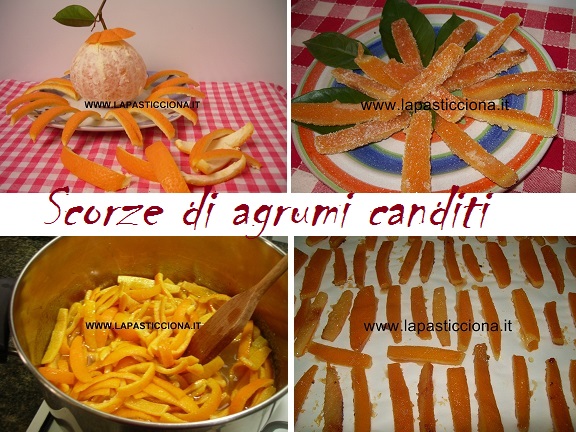 Scorze di agrumi canditi