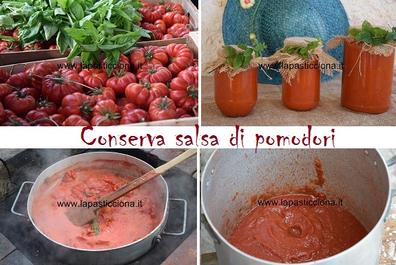 Conserva salsa di pomodori