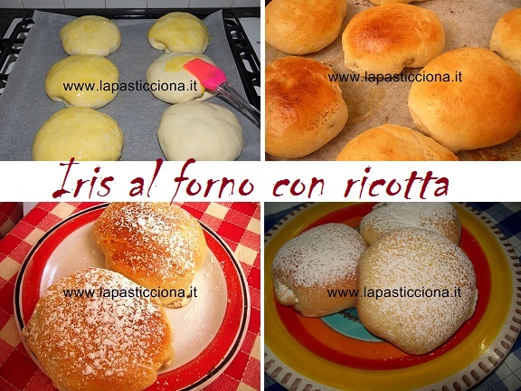 Iris al forno con ricotta