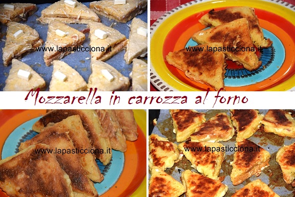 Mozzarella in carrozza al forno