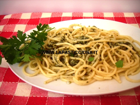 Spaghetti aglio e olio alla Palermitana 