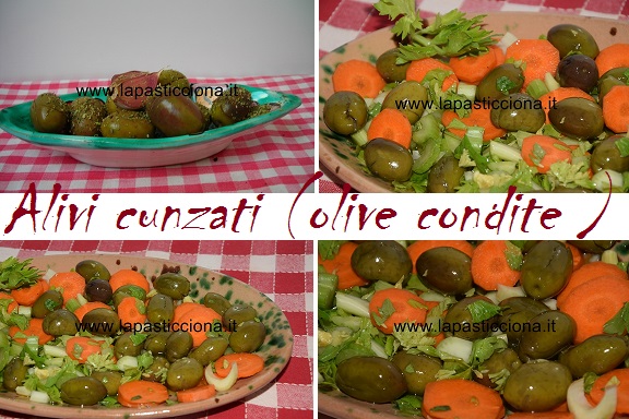 Alivi cunzati (olive condite)
