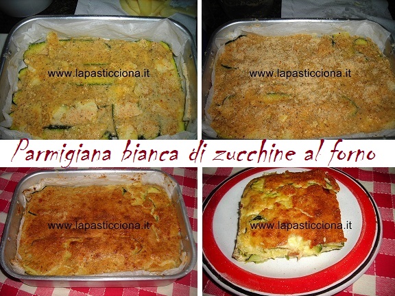 Parmigiana bianca di zucchine al forno