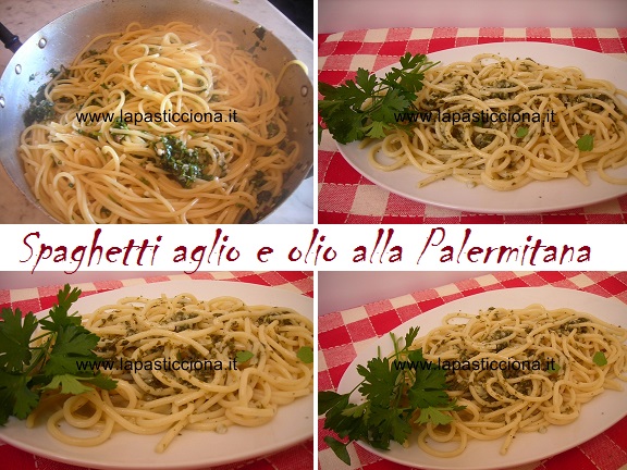 Spaghetti aglio e olio alla Palermitana 