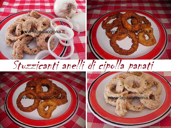 Stuzzicanti anelli di cipolla panati