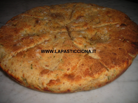 Torta di pane al rosmarino