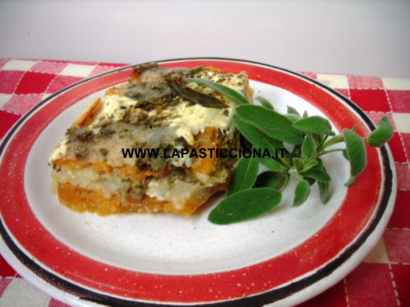 Parmigiana di zucca e patate