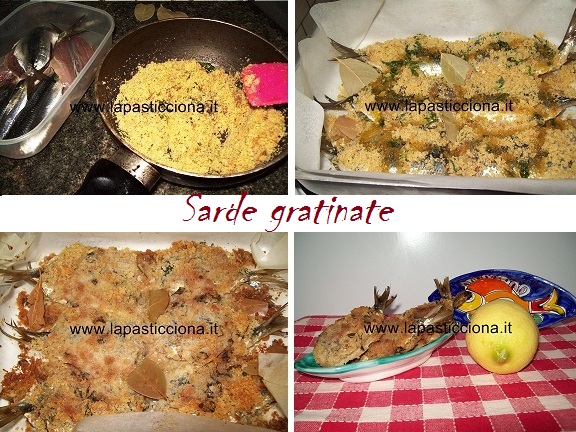 Sarde gratinate