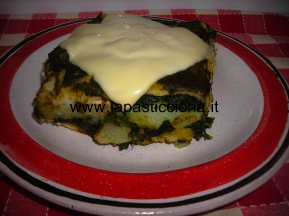 Sformato di spinaci e patate