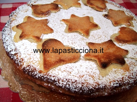 Crostata di mele con crema pasticcera