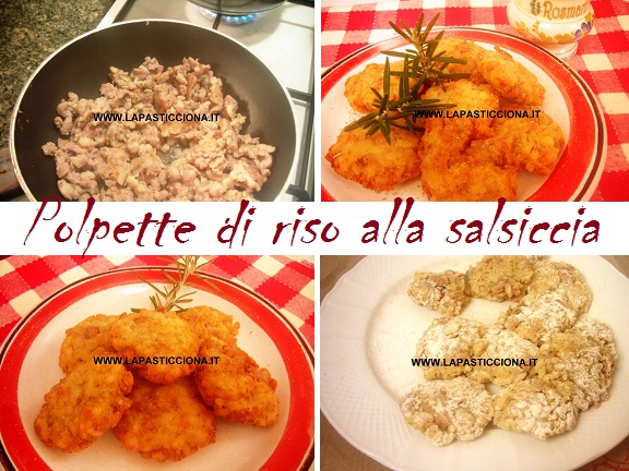 Polpette di riso alla salsiccia