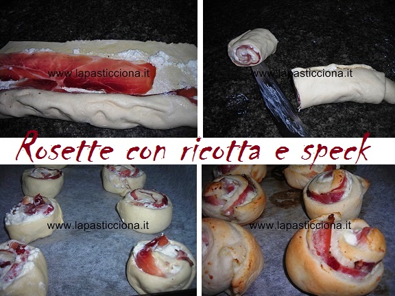 Rosette con ricotta e speck