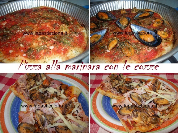 Pizza alla marinara con le cozze