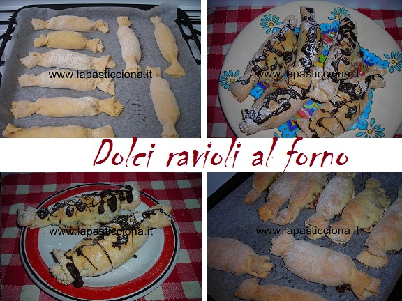 Dolci ravioli al forno