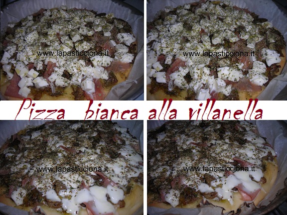 Pizza bianca alla villanella