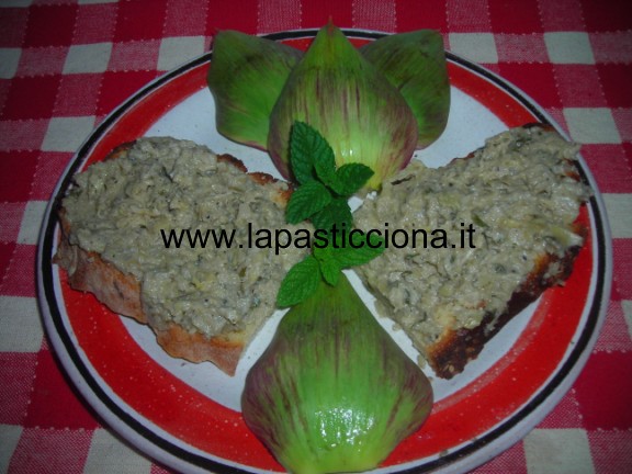 Bruschette con crema di carciofi