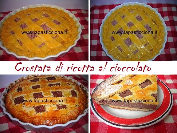 Crostata di ricotta al cioccolato