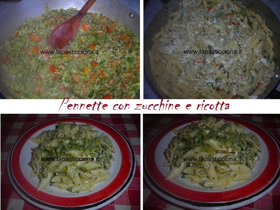 Pennette con zucchine e ricotta