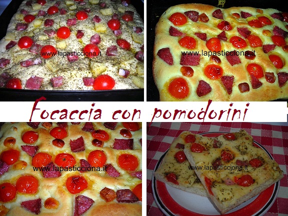 Focaccia con pomodorini