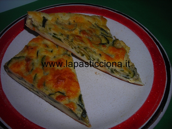 Torta salata con zucchine e primo sale