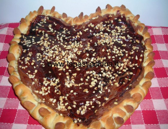 Dolce cuore di pizza alla Nutella