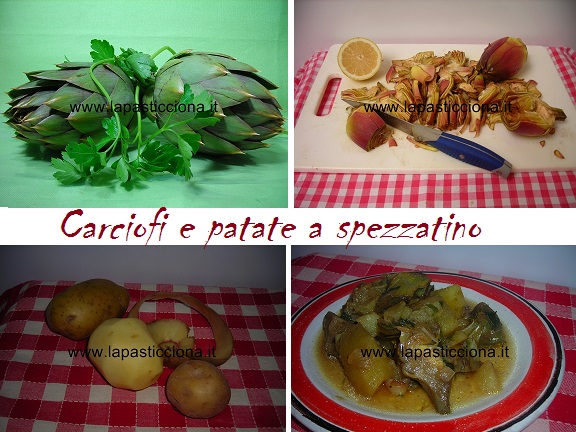 Carciofi e patate a spezzatino