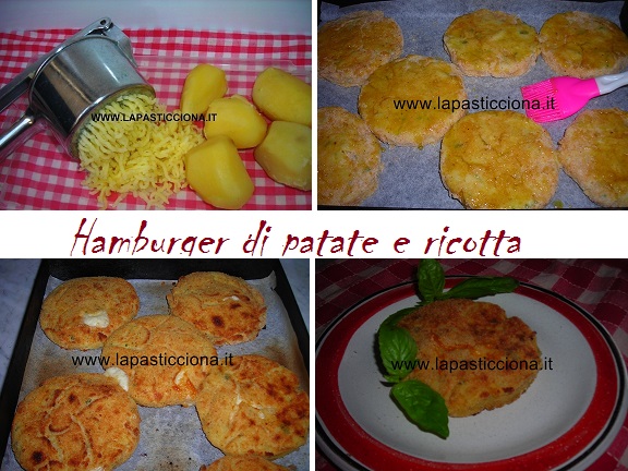 Hamburger di patate e ricotta