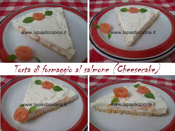 Torta di formaggio al salmone (Cheesecake)