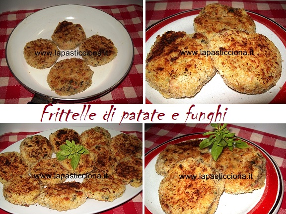 Frittelle di patate e funghi