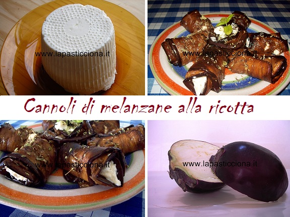 Cannoli di melanzane alla ricotta