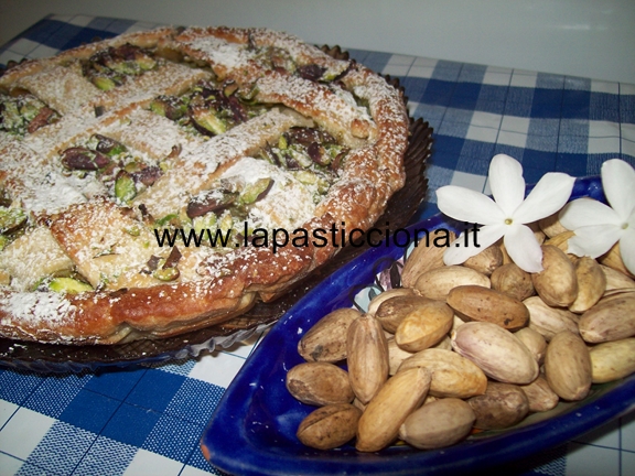 Crostata di ricotta al pistacchio di Bronte