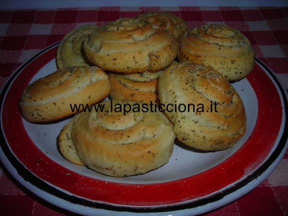 Girelle di pane al rosmarino