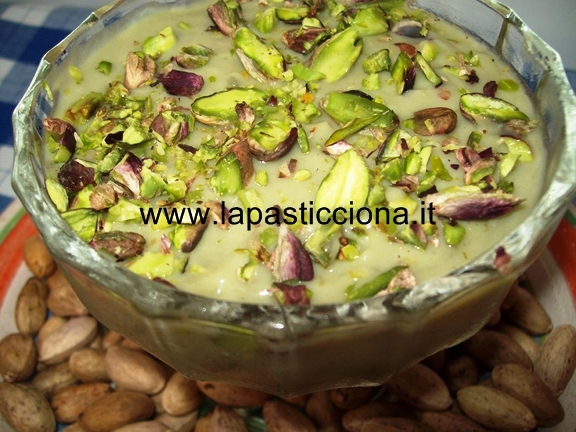 Crema pasticcera al pistacchio di Bronte