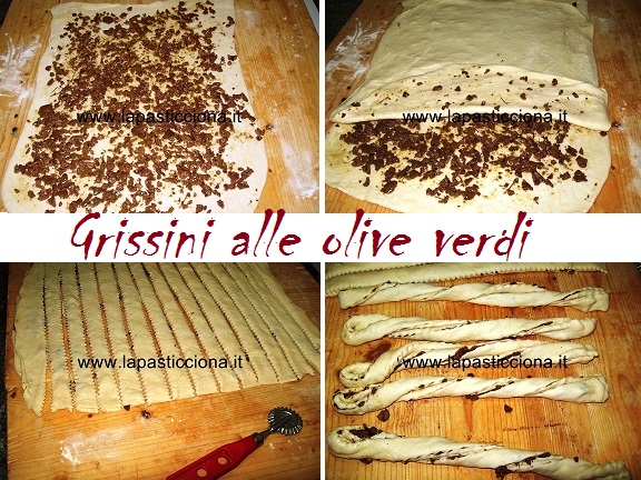 Grissini alle olive verdi